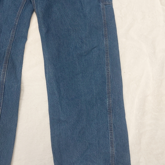 Carhartt Mens 36x34 Flame Resistant Denim Carpenter Work Jeans FRB13DNM - Picture 5 of 10